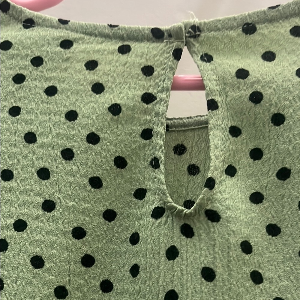 Zara textured polka dot top 11-12 - Picture 9 of 9